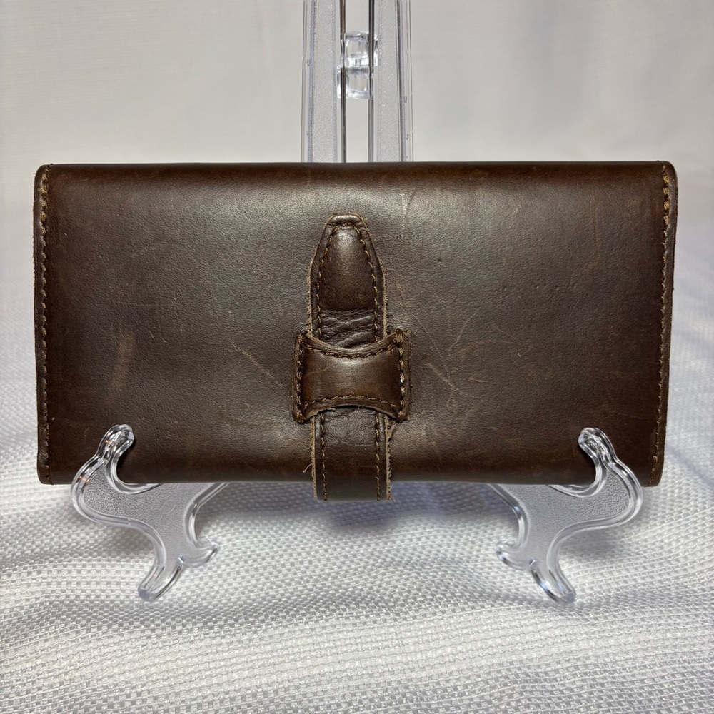Saddleback On The Go Leather Wallet Dark Brown UNISEX - Picture 3 of 10